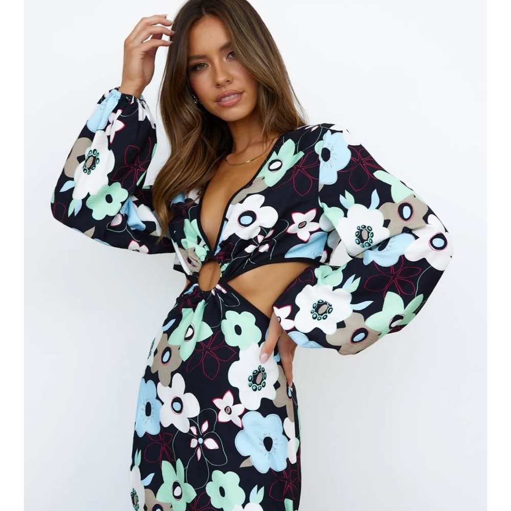 Finders Keepers Floral Mini Dress